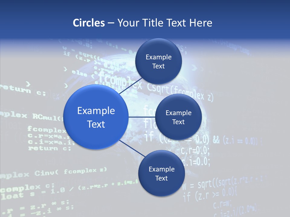 Internet Global Cosmos PowerPoint Template