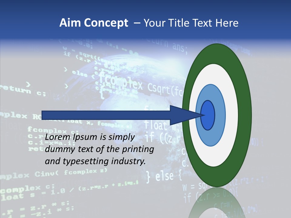 Internet Global Cosmos PowerPoint Template