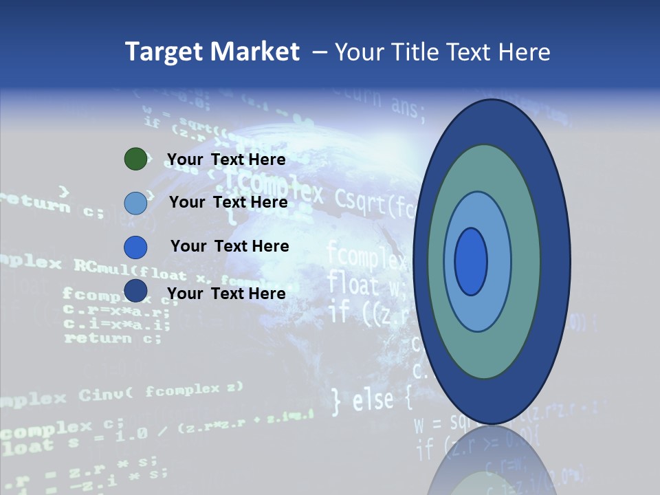 Internet Global Cosmos PowerPoint Template