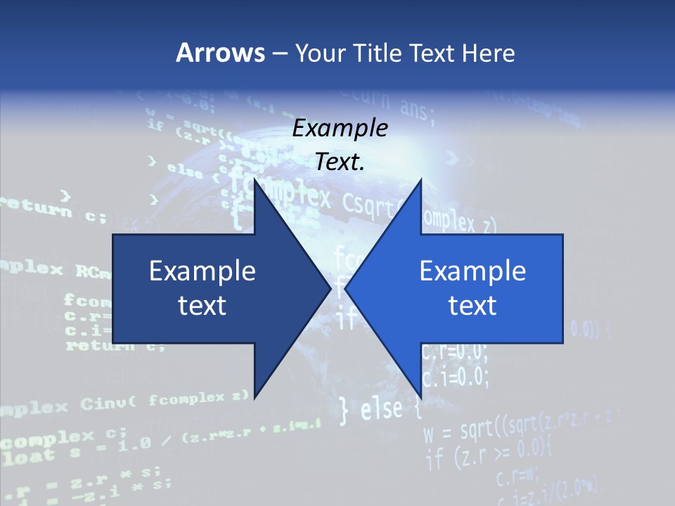 Internet Global Cosmos PowerPoint Template