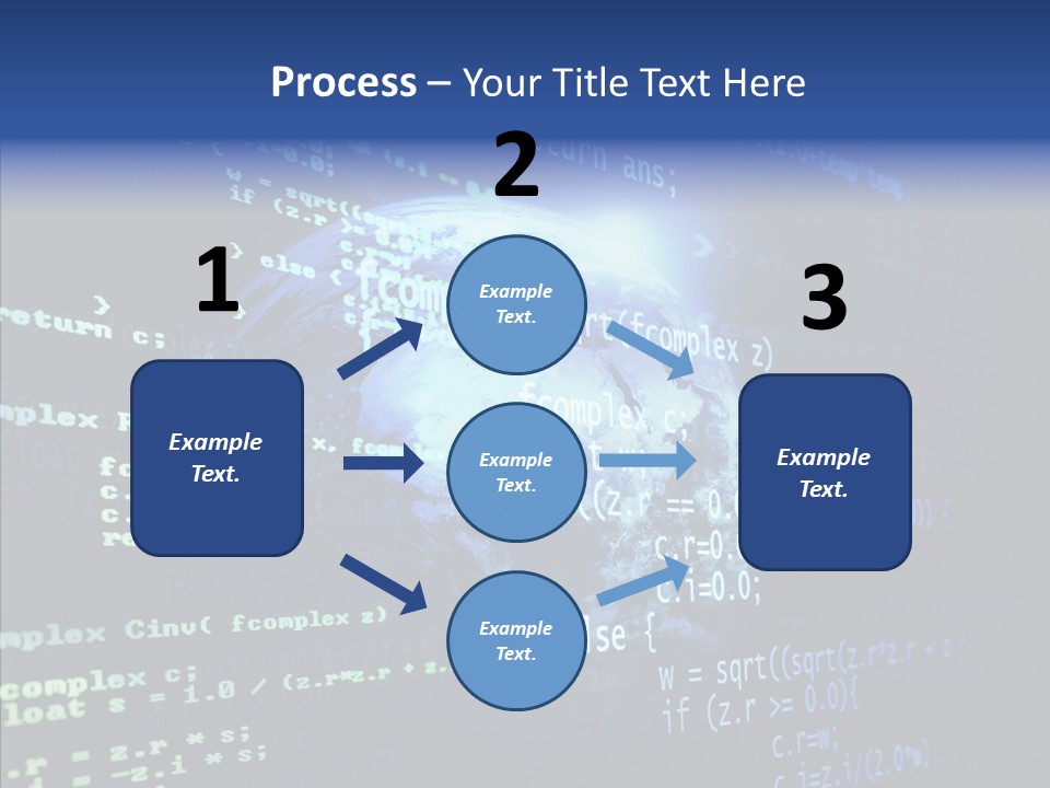 Internet Global Cosmos PowerPoint Template