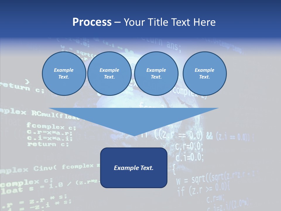 Internet Global Cosmos PowerPoint Template