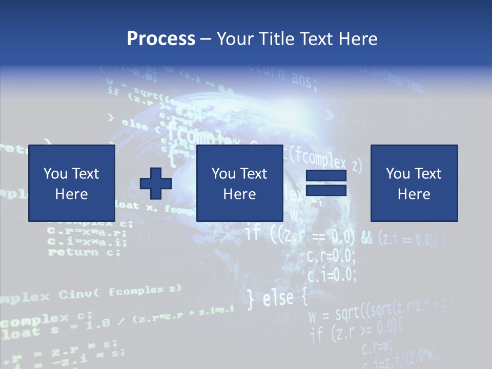 Internet Global Cosmos PowerPoint Template