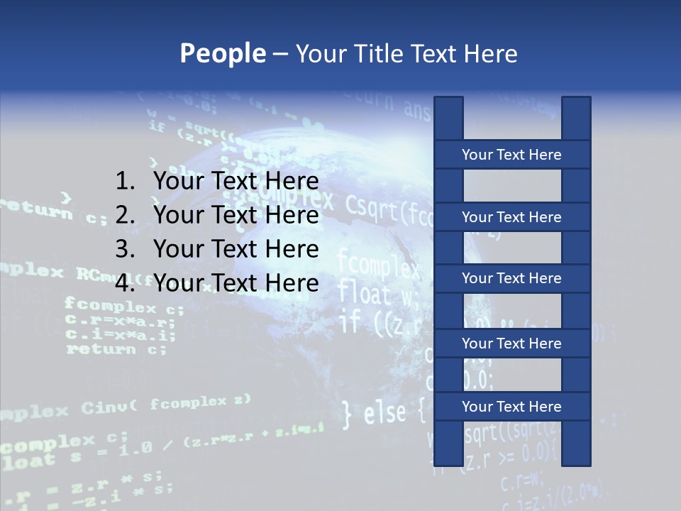 Internet Global Cosmos PowerPoint Template