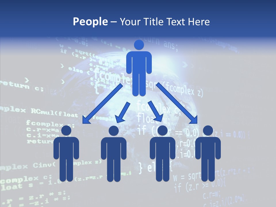 Internet Global Cosmos PowerPoint Template