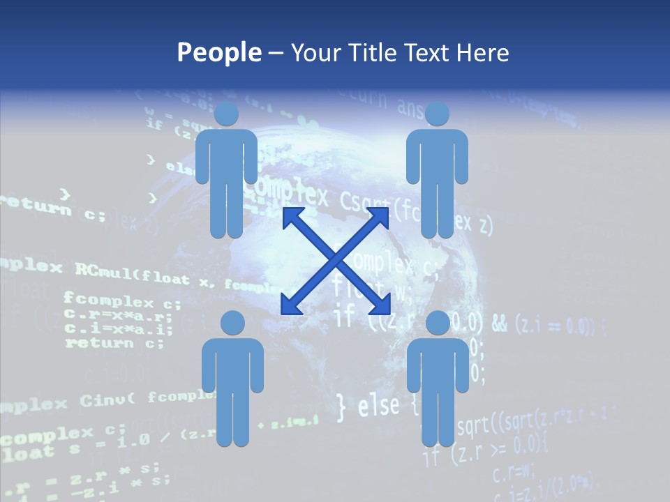 Internet Global Cosmos PowerPoint Template