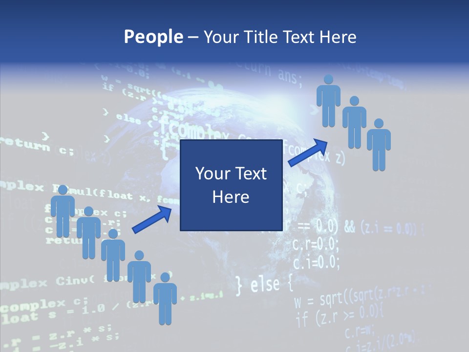 Internet Global Cosmos PowerPoint Template