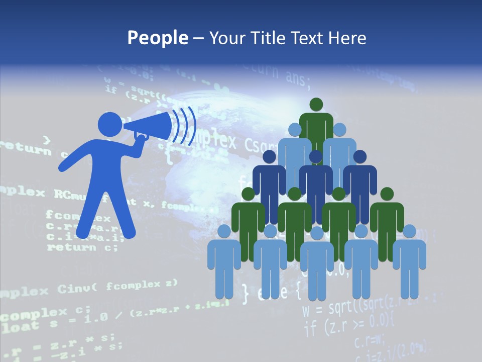 Internet Global Cosmos PowerPoint Template