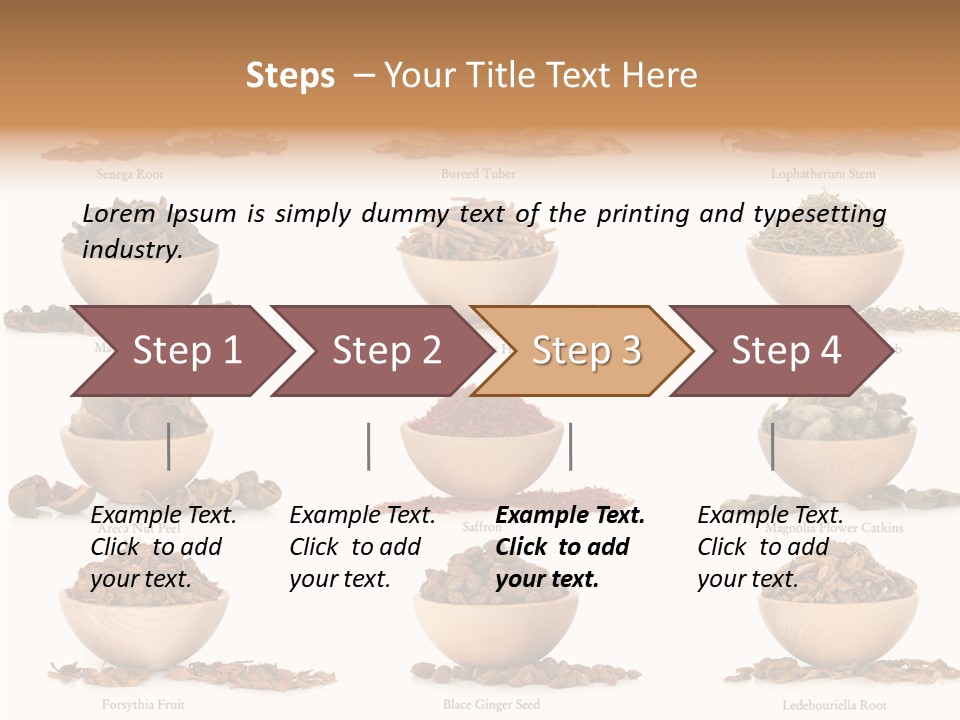 Medicinal Nature Stem PowerPoint Template