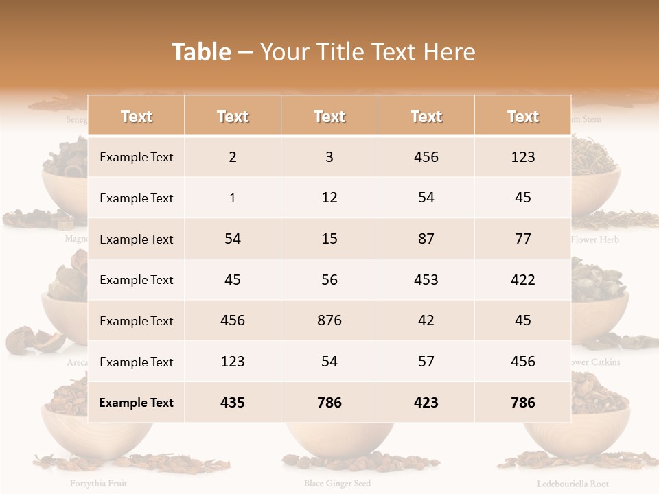Medicinal Nature Stem PowerPoint Template