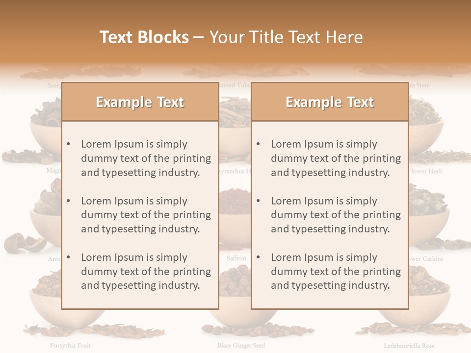 Medicinal Nature Stem PowerPoint Template