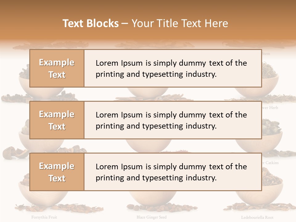 Medicinal Nature Stem PowerPoint Template