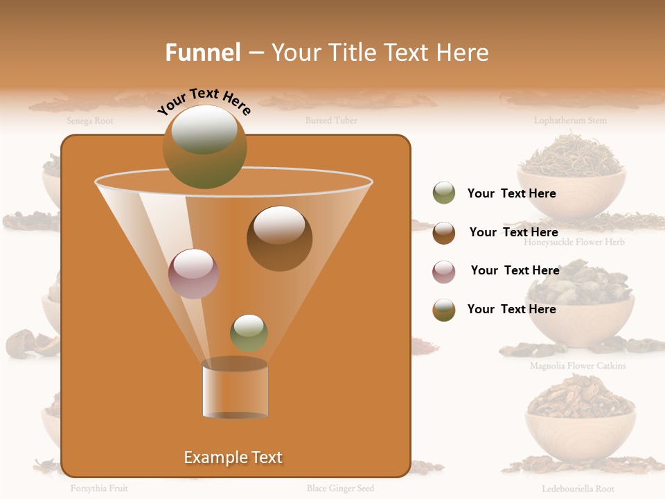 Medicinal Nature Stem PowerPoint Template