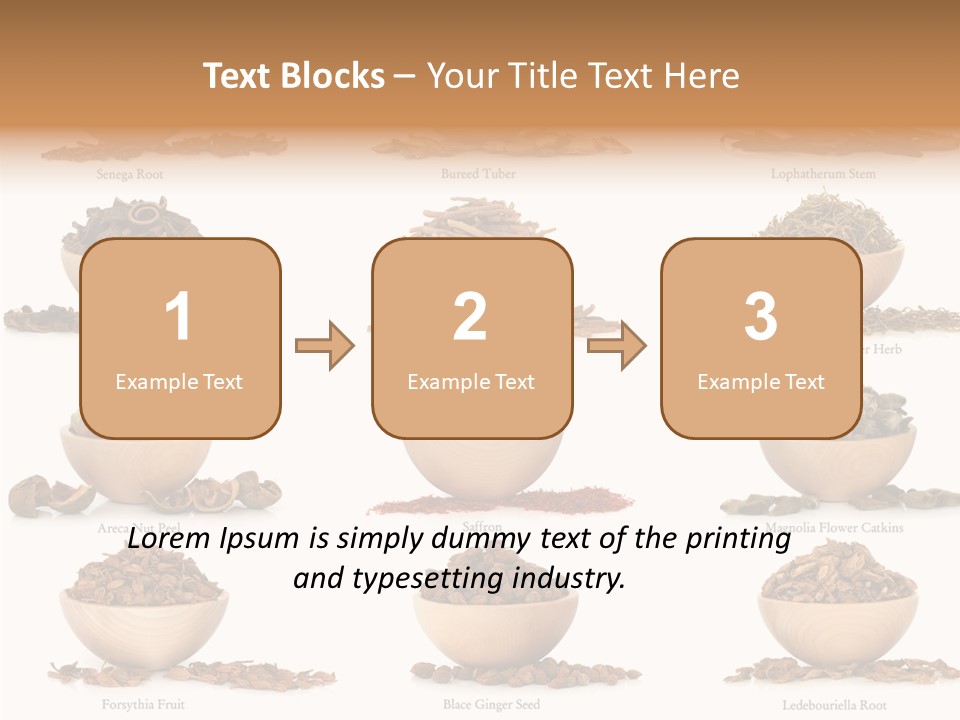 Medicinal Nature Stem PowerPoint Template