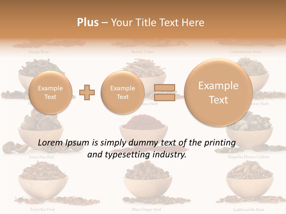 Medicinal Nature Stem PowerPoint Template
