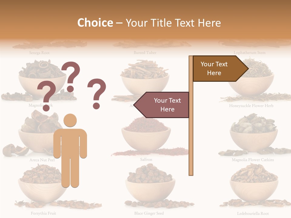 Medicinal Nature Stem PowerPoint Template