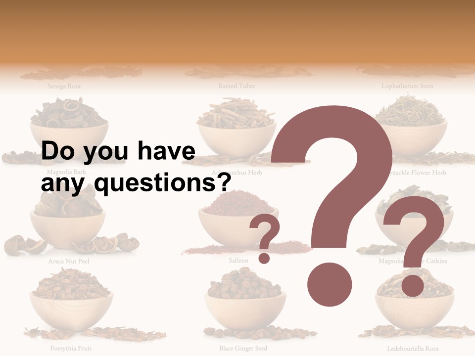 Medicinal Nature Stem PowerPoint Template