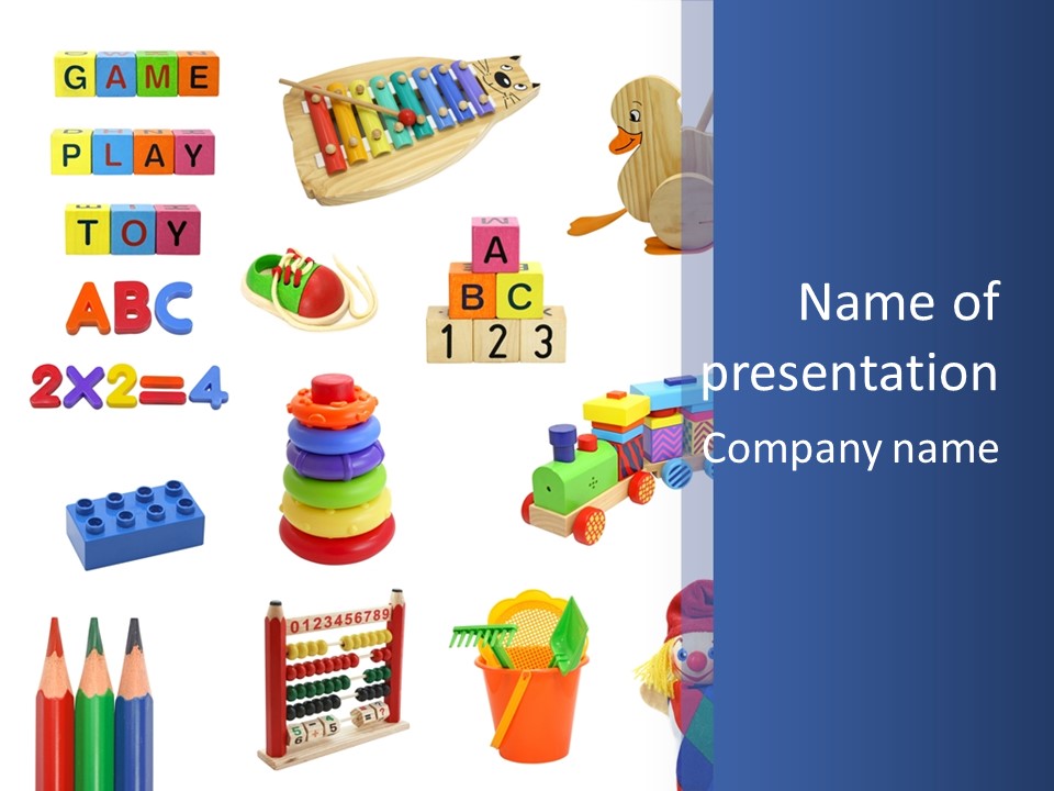 Teach Doll Abc PowerPoint Template