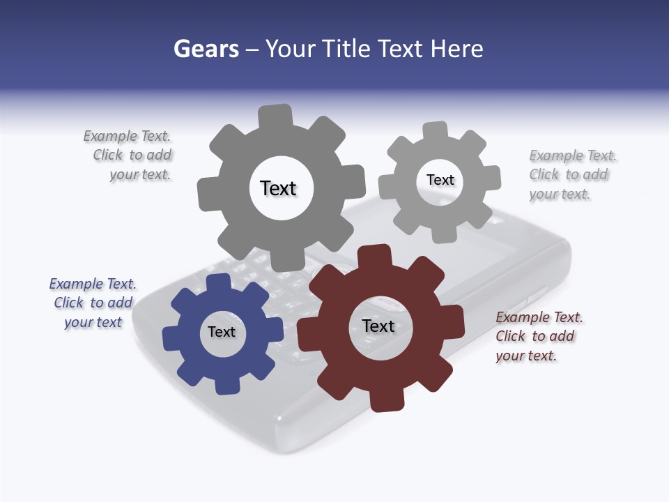 Keyboard Talk Closeup PowerPoint Template