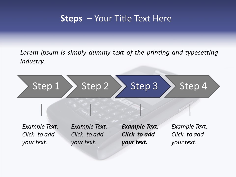 Keyboard Talk Closeup PowerPoint Template