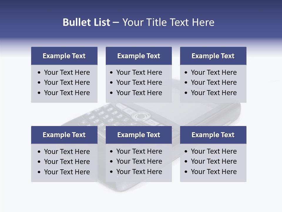 Keyboard Talk Closeup PowerPoint Template