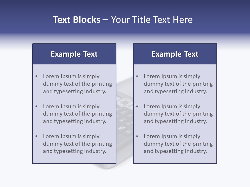 Keyboard Talk Closeup PowerPoint Template