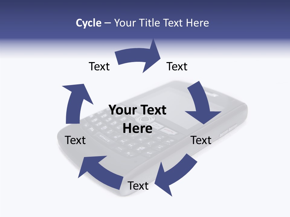 Keyboard Talk Closeup PowerPoint Template