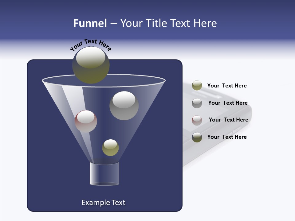 Keyboard Talk Closeup PowerPoint Template