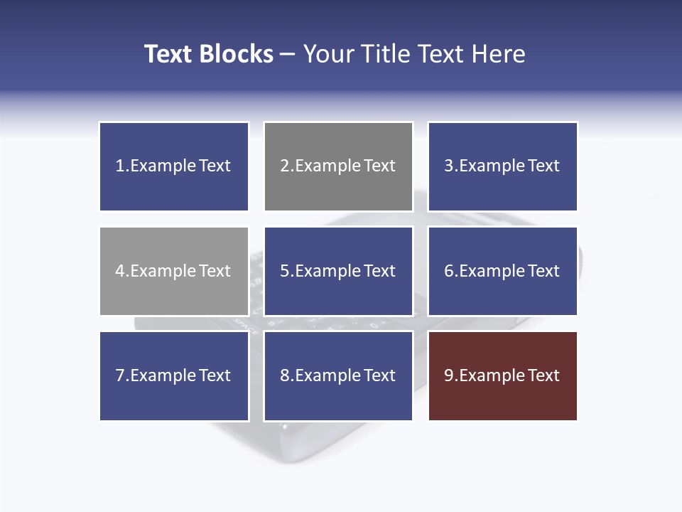 Keyboard Talk Closeup PowerPoint Template