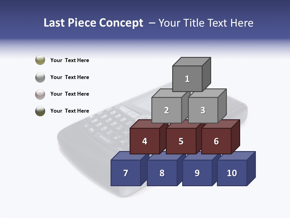 Keyboard Talk Closeup PowerPoint Template