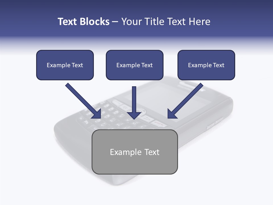 Keyboard Talk Closeup PowerPoint Template