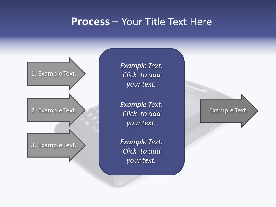 Keyboard Talk Closeup PowerPoint Template