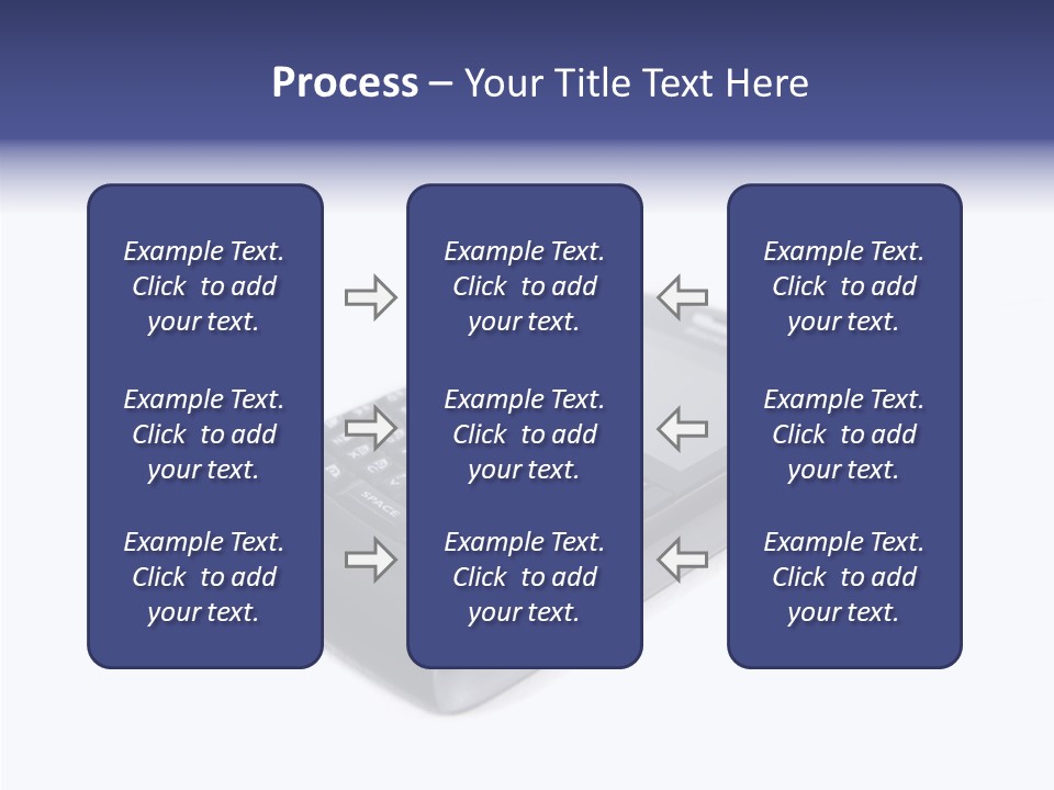 Keyboard Talk Closeup PowerPoint Template