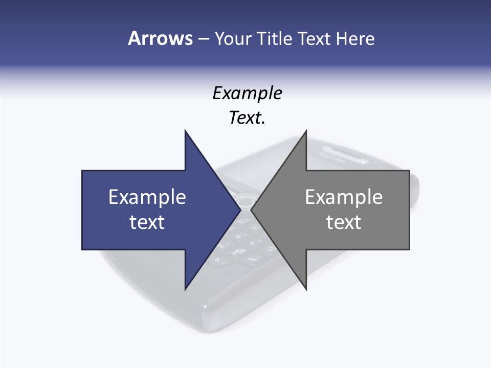 Keyboard Talk Closeup PowerPoint Template