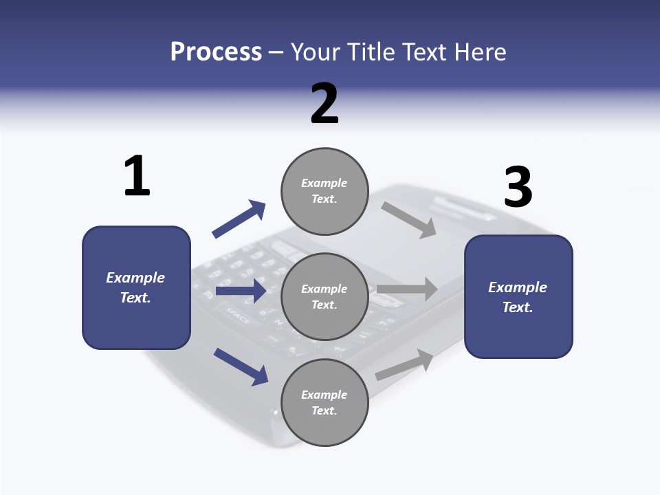 Keyboard Talk Closeup PowerPoint Template