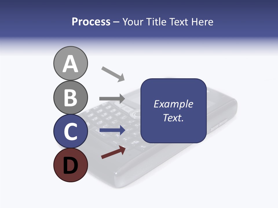 Keyboard Talk Closeup PowerPoint Template