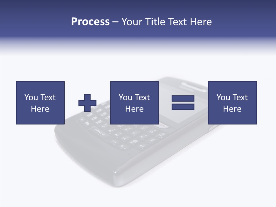 Keyboard Talk Closeup PowerPoint Template