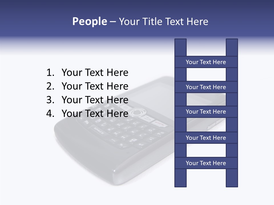 Keyboard Talk Closeup PowerPoint Template