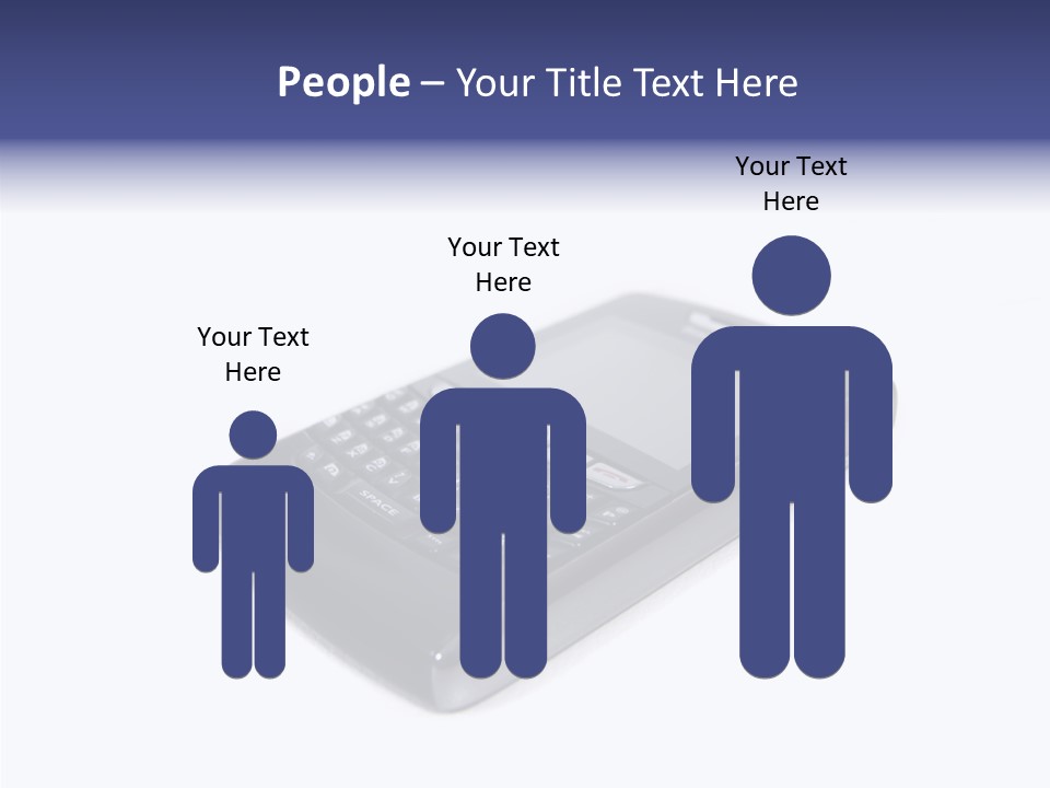 Keyboard Talk Closeup PowerPoint Template