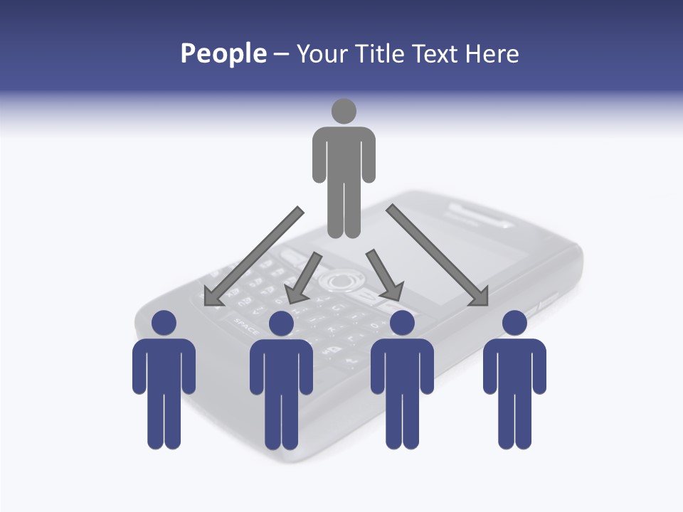 Keyboard Talk Closeup PowerPoint Template