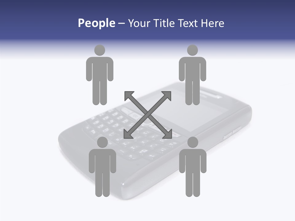 Keyboard Talk Closeup PowerPoint Template