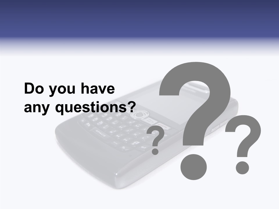 Keyboard Talk Closeup PowerPoint Template