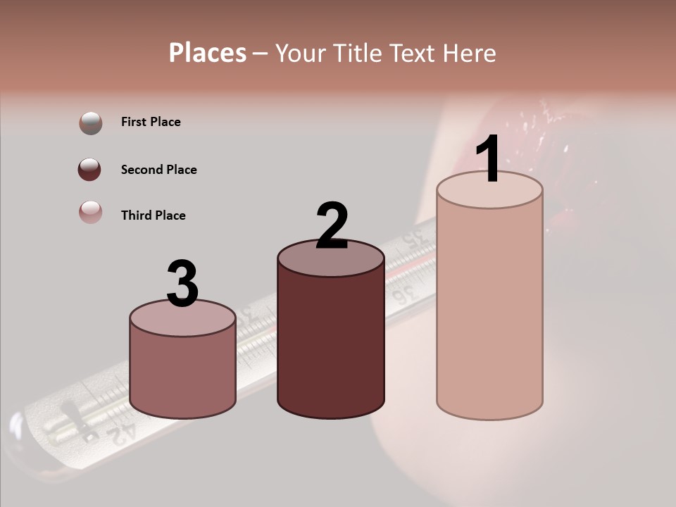 People Mouth Red PowerPoint Template