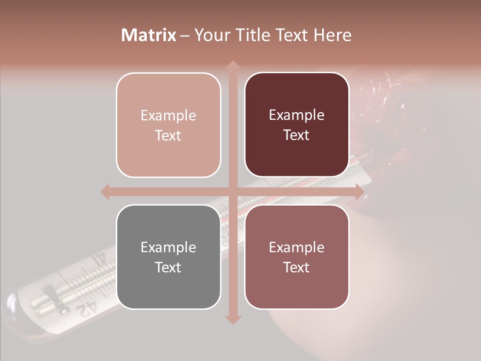 People Mouth Red PowerPoint Template