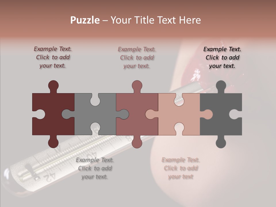 People Mouth Red PowerPoint Template