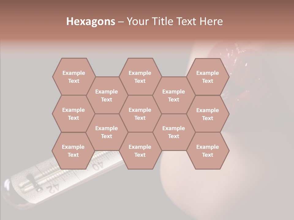 People Mouth Red PowerPoint Template