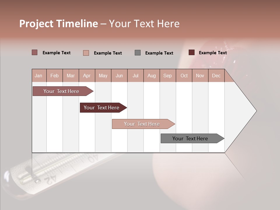 People Mouth Red PowerPoint Template