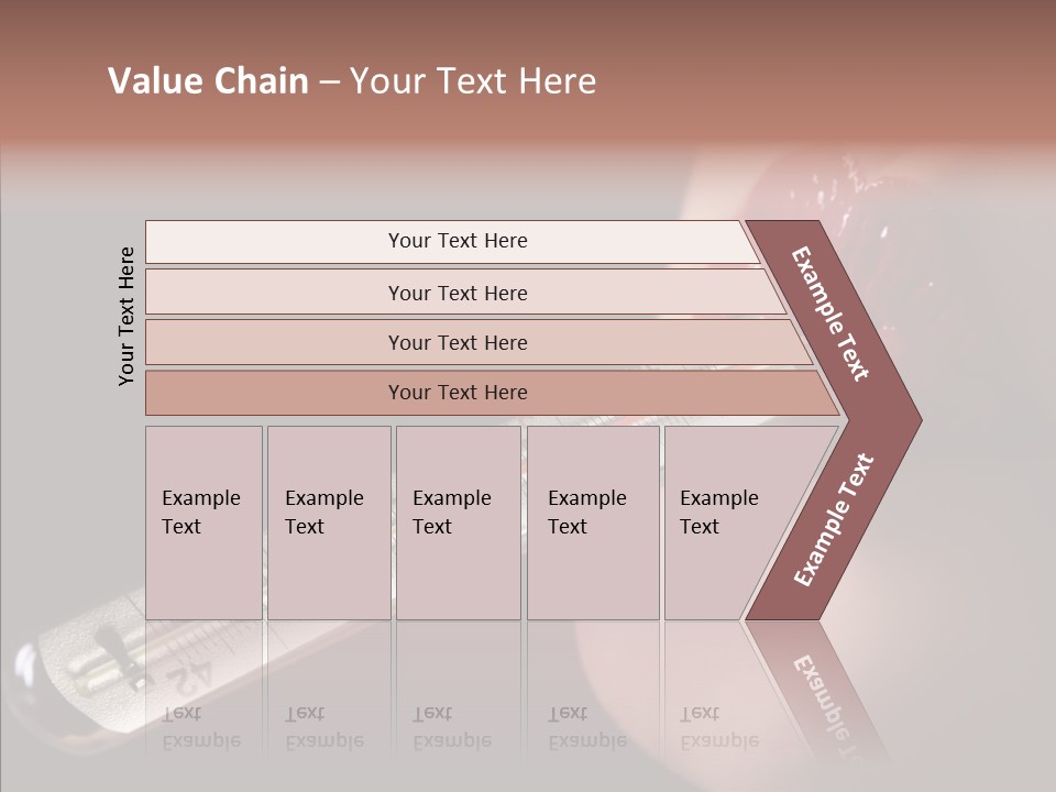 People Mouth Red PowerPoint Template