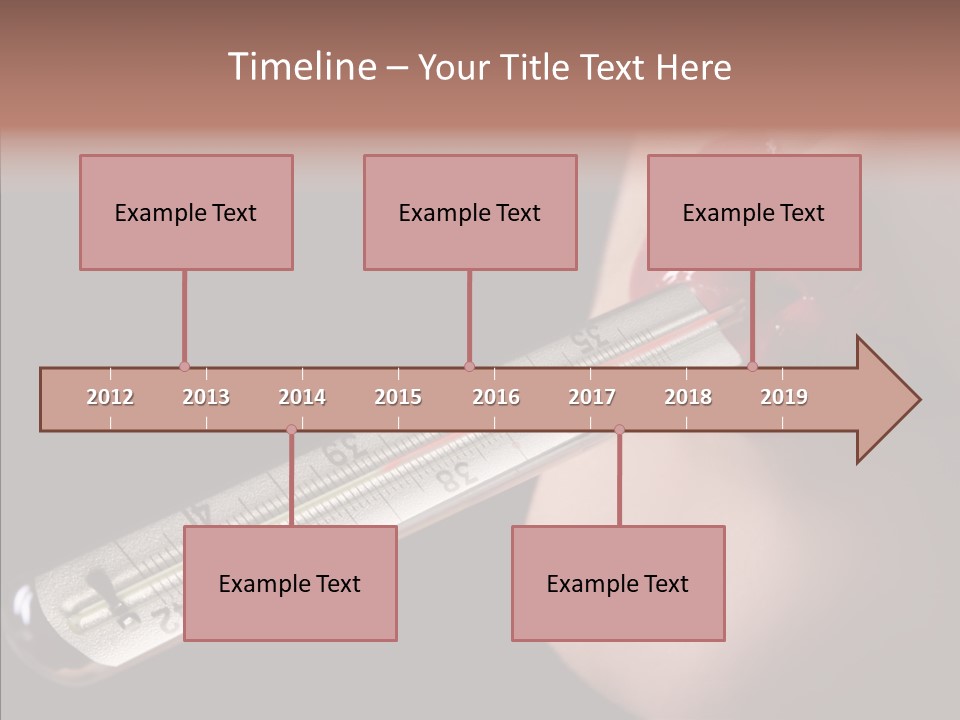 People Mouth Red PowerPoint Template