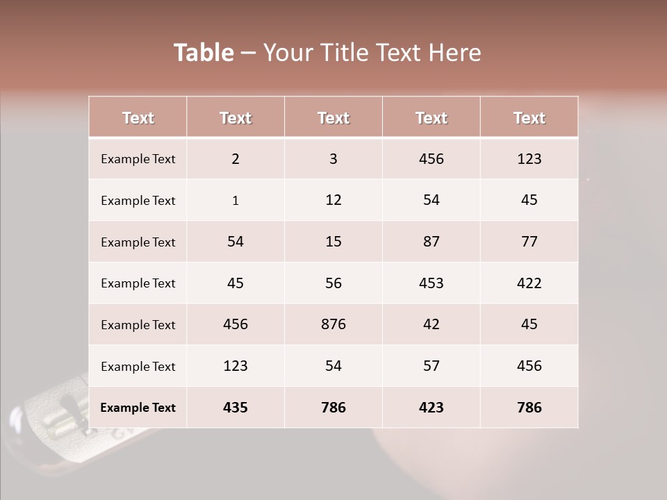 People Mouth Red PowerPoint Template